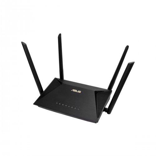 ASUS RT-AX53U,AX1800 Dual Band WiFi 6 (802.11ax) Router, supporting MU-MIMO and OFDMA technology, Quad core processor, 4x 5dBi Antenna, 4 Gigabit Port ,128 MB Flash 256 MB RAM, Dual WAN, 2 Years Warranty