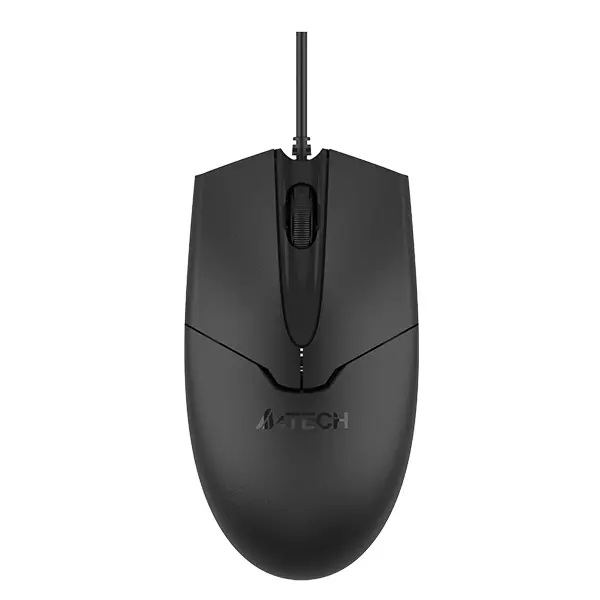 A4 TECH OP-550S BLACK SILENT CLICK 1200DPI OPTICAL 3D USB MOUSE