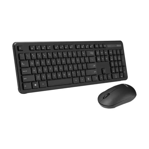 ASUS CW100 KEYBOARD+MOUSE/WIRELESS RF 2.4GHz/ LANGUAGE-UK/BLACK/1 YEAR WARRANTY