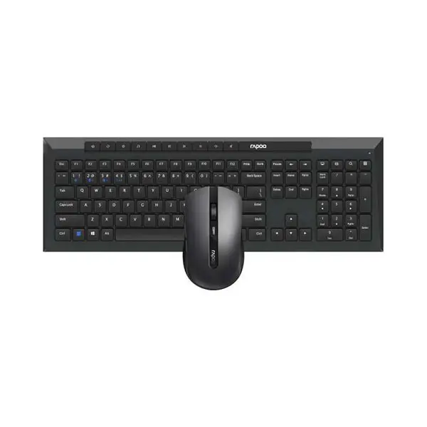 RAPOO 8210M BLACK BT MULTIMODE WIRELESS COMBO, 2 YEARS WARRANTY.