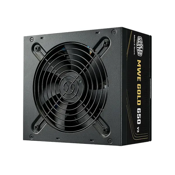 COOLER MASTER MPE-6502-ACAAG-3BUK MWE GOLD 650W ATX 3.1 V3 NM FR A/UK CORD, 5 YEARS